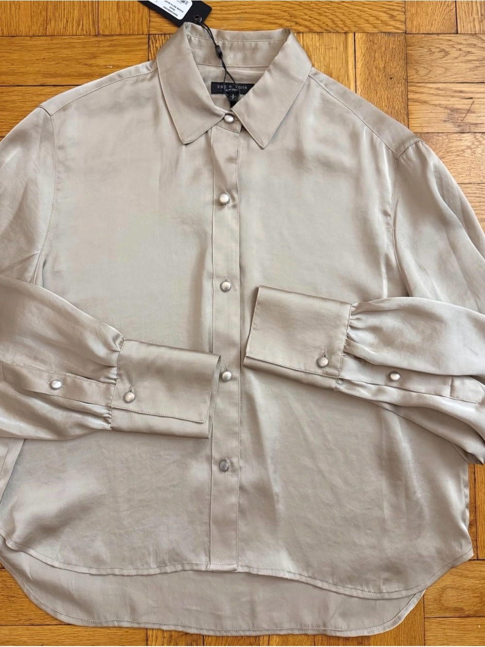 Rag and Bone 
Andre Satin Shirt